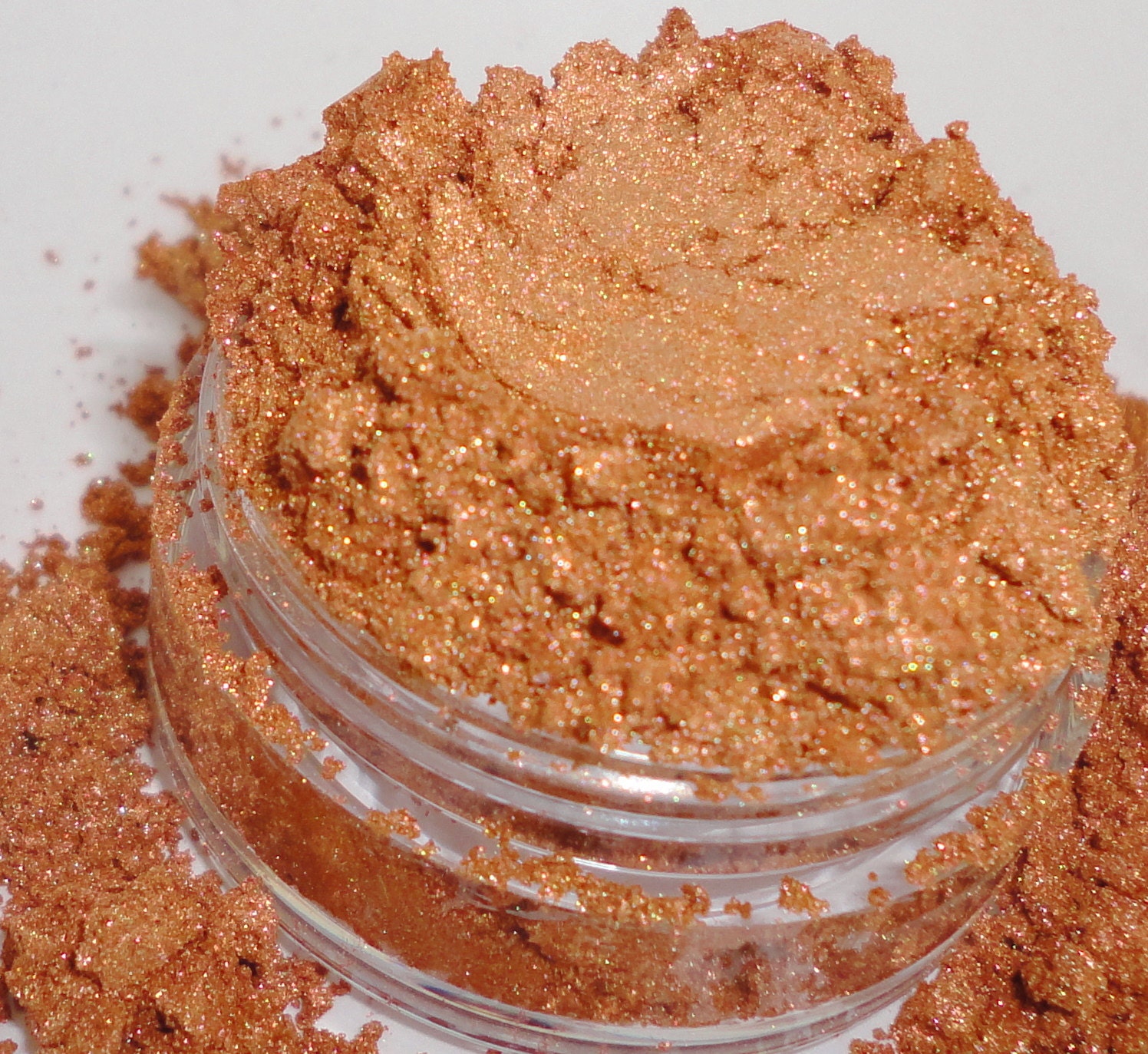 Cashmere  Mineral Makeup EyeShadow 5g Sifter Jar Light Copper Eye Shadow Petite Size