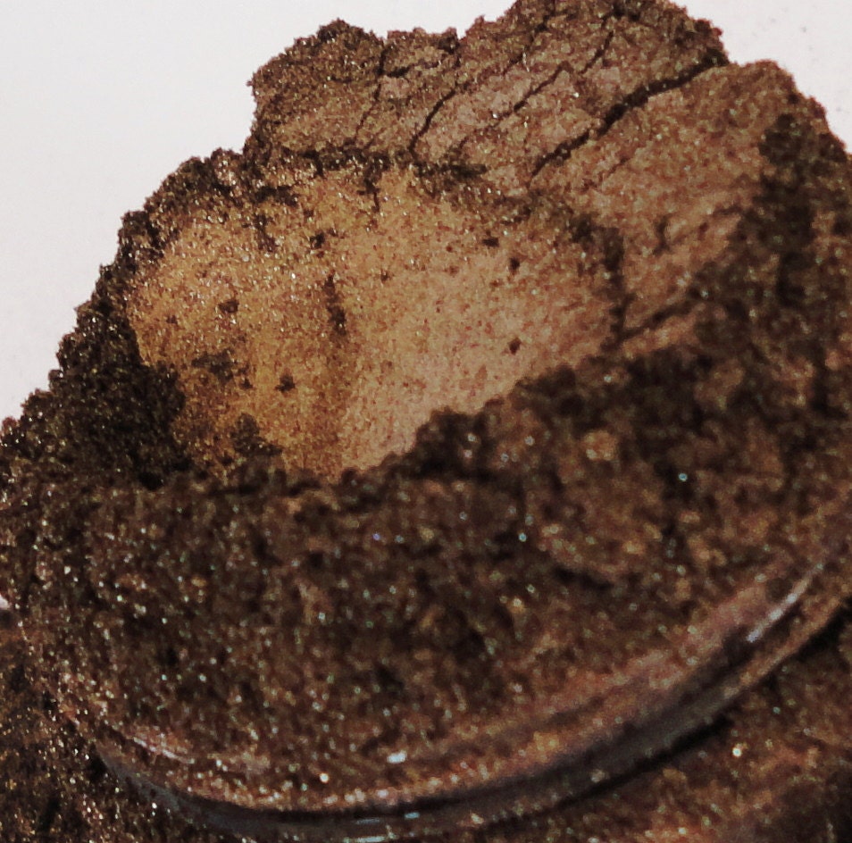 Wraith Mineral Makeup Eye Shadow brown Coffee Dark 10g Sifter Jar Eyeshadow eyeliner smokey eyes