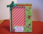 4 x 6 Christmas / Happy Holidays Picture Frame / Ready To Ship
