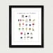 I Dream of Paris (French ABC's)- 8x10 Illustration Print