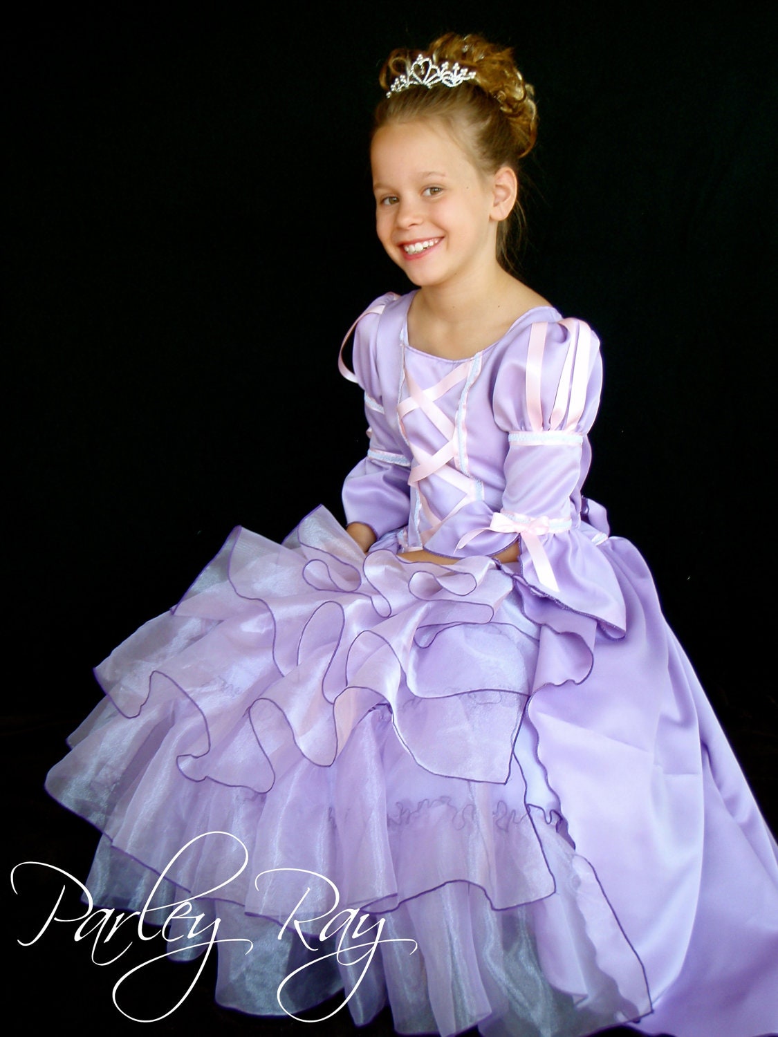 Parley Ray Disney Princess Rapunzel Tangled Dress Pageant, Disneyland, Wedding Christmas Dress