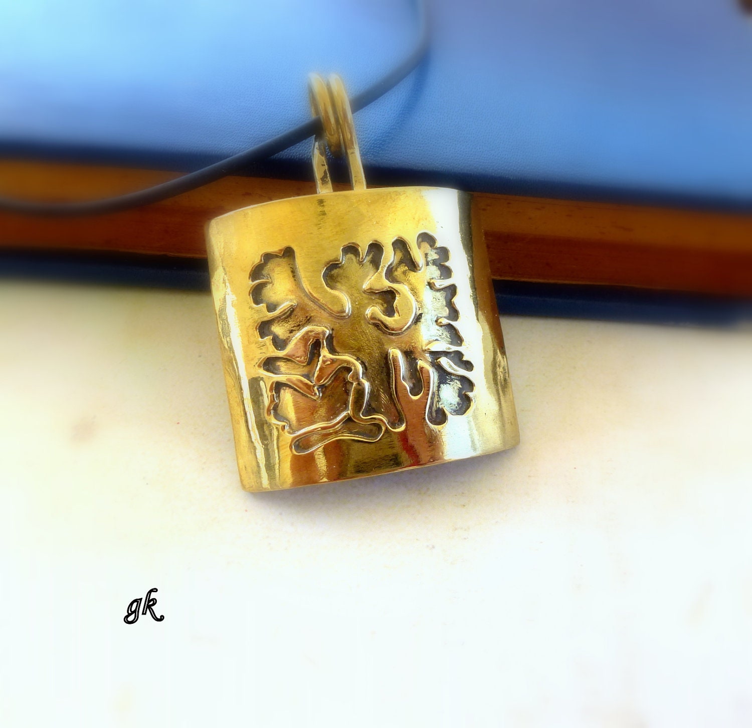 Geometric Art Nouveau Necklace, Delicate, Romantic