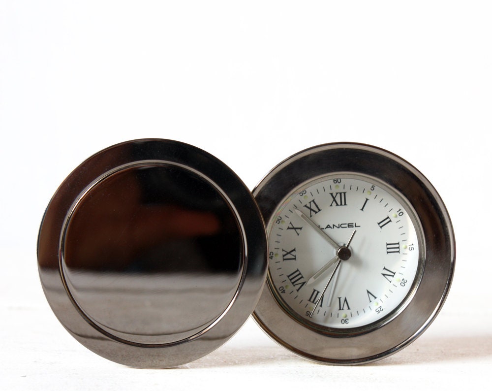 Gorgeous vintage French  LANCEL  Alarm travel CLOCK