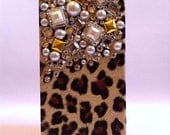 Bling Rhinestone Phone Case Square Pearl Phone Case for iPhone 5