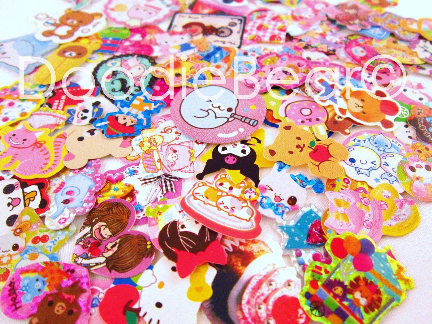Kawaii Sticker Flakes Supply - 50 pieces