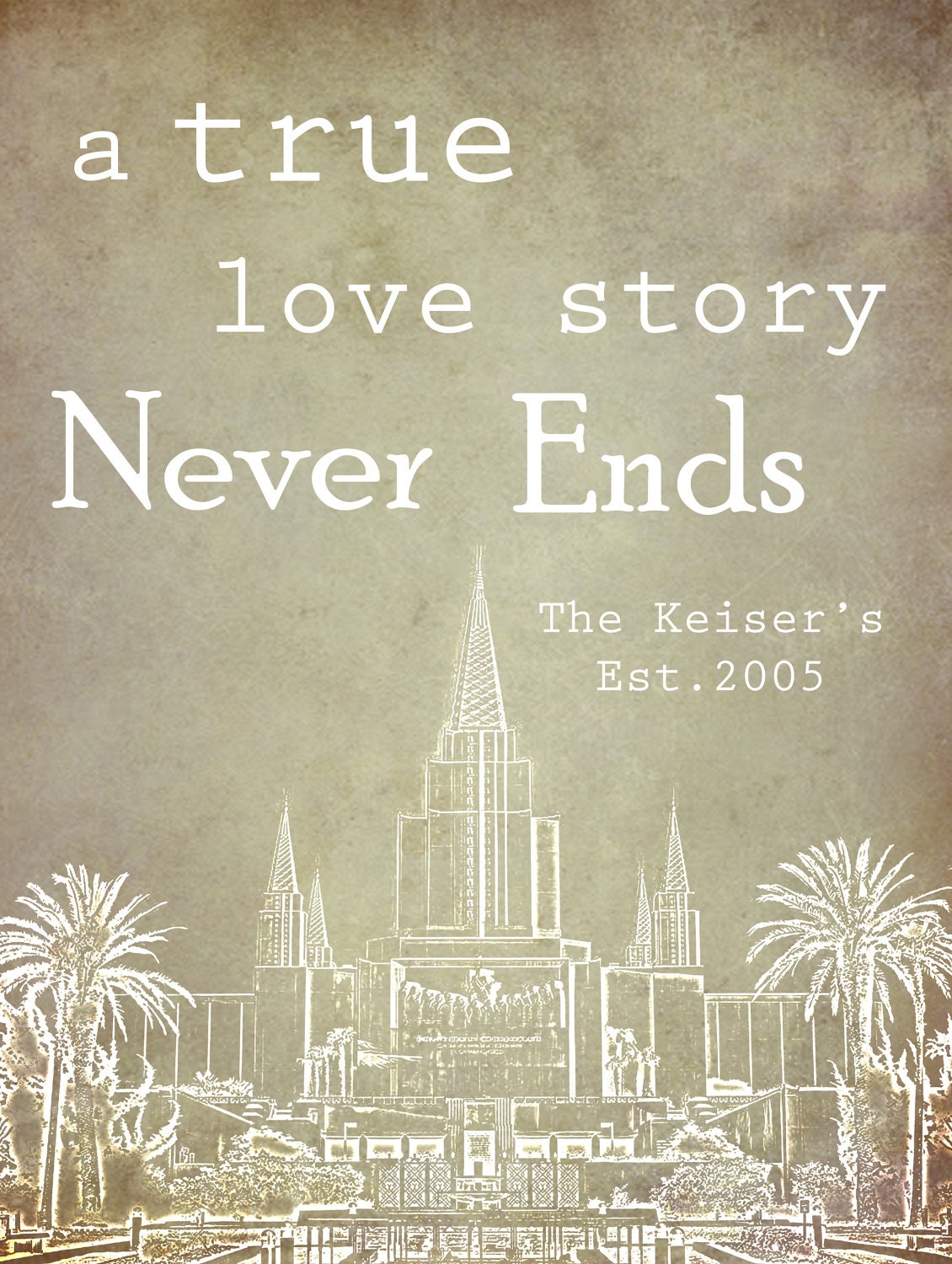 16x20 Love Story Temple - Printable Art