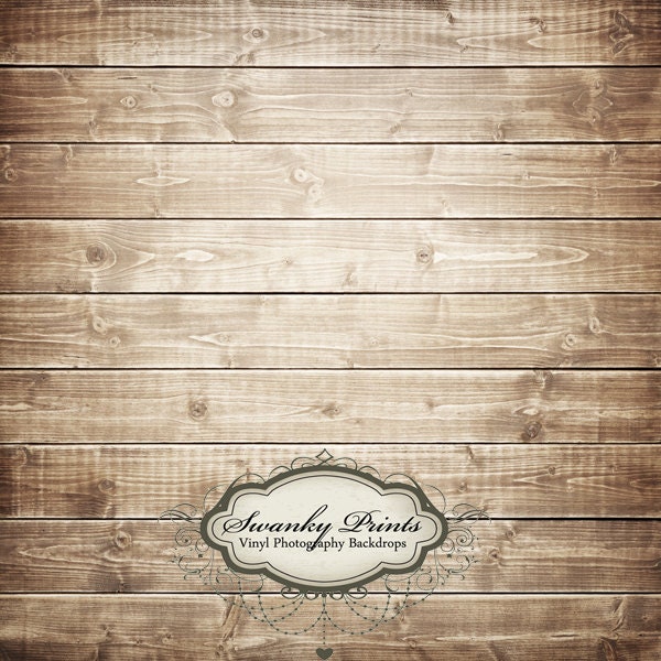 2ft x 2ft PRODUCT  / Vinyl Photography Backdrop / Brown Washed Wood
