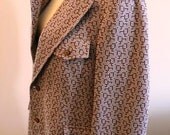 vintage mens jacket blazer ... FEELING GROOVY  LEISURE Suit Jacket 70s ...