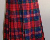 vintage wool skirt ... PENDLETON TARTAN SKIRT Winter Wool Vintage cozy ...