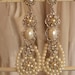 Bridal Chandelier Earrings,Golden Filigree and Swarovski Crystal Rhinestone and Pearl Chandeliers,Victorian Earrings,Ivory Cream Pearls