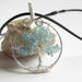 Tree of Life Necklace Pendant Apatite Baby blue