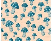 Magic Mushroom Printed Cotton Fabric 1 yard