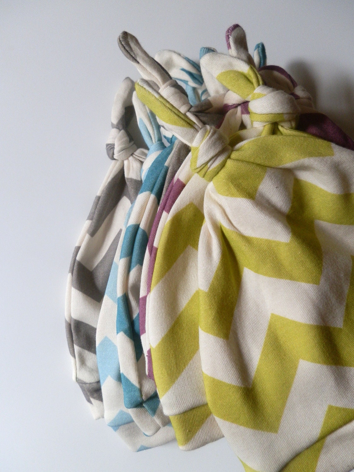 Newborn Hat, Gray Chevron, Newborn 0-3m, Neutral Baby Gift, Pregnancy Gift, Ready to Ship
