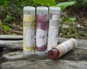 Lip Tint  No. 1--  Plum Lip Butter, mica powder, On a Branch Soaps