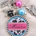 COWGIRL Jewelry Bottle cap Cow Print Necklace Pendant Cowboy boot Horseshoe charm, Saddle Western, Equestrian, riding, Gift Present, Kids