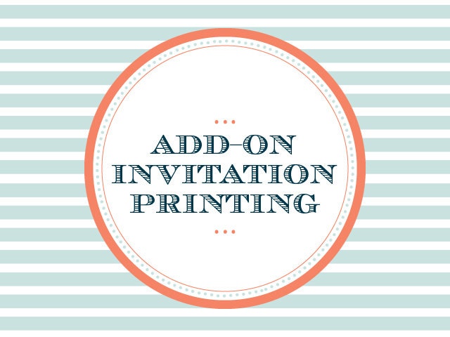 Add On Professional Printing Your Invitation Order Il_170x135