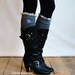 Lacey Fan KENTUCKY Boot Socks cable knit boot sock with lace and school logo - Collegiate boot socks (Item no.12 -20)