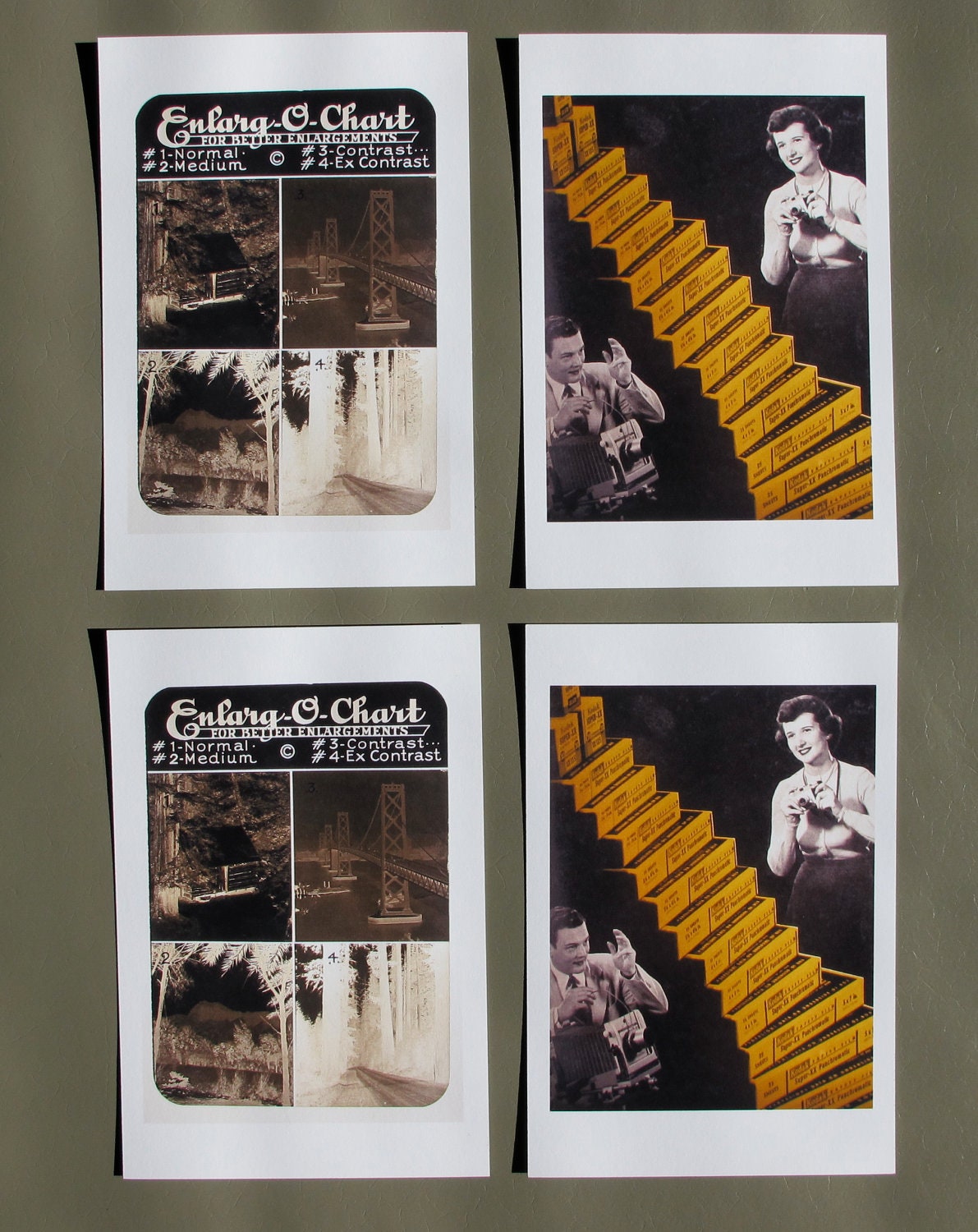 paper goods, photo hobbyist or pro, postcard, set of 4