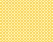 Cotton Fabric Yellow Dots - Riley Blake Medium size