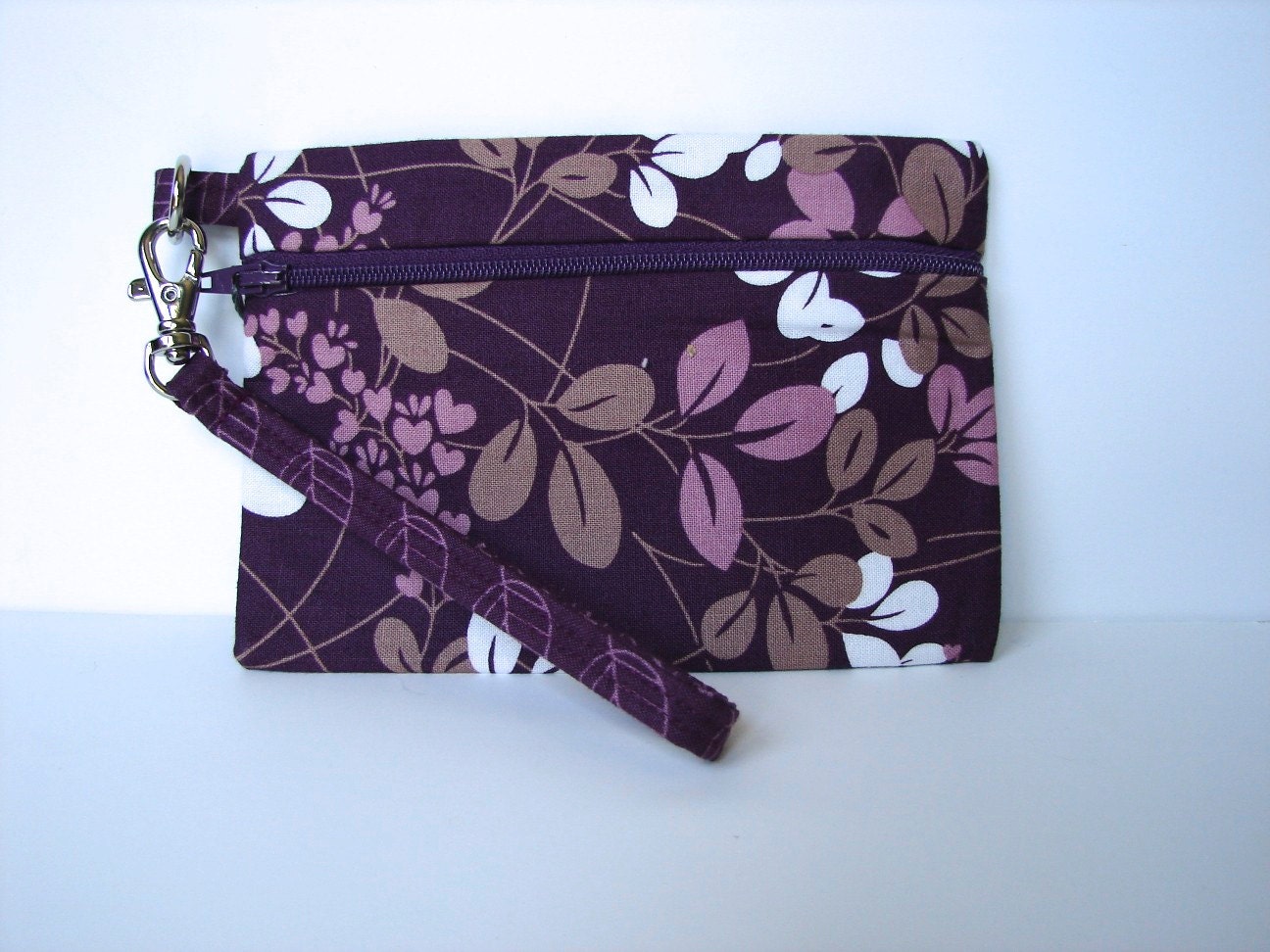Wristlet Wallet in Moda Purple,  iphone Wallet, Wrist Strap Wallet