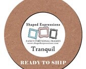 READY TO SHIP - 4x4 Tranquil - unpainted picture frame