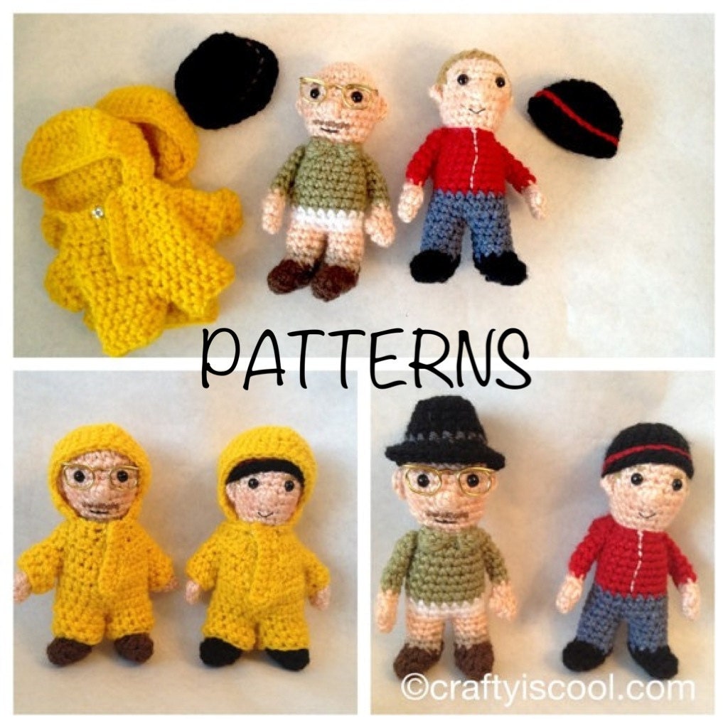 Breaking Bad inspired Amigurumi Crochet PATTERNS Walt & Jesse