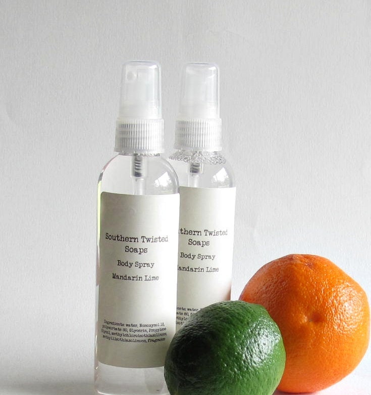 Mandarin Lime Body Spray - Fragrance