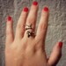 birds and the bees ring, bird ring, bee ring, bird accessories, bee jewelry, bee accessories, spring fashion, vintage style