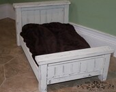 Antique Distressed Photo Prop Bed - Doll Bed - Handmade - Baby Photography Prop Bed, Newborn Bed Photo Props