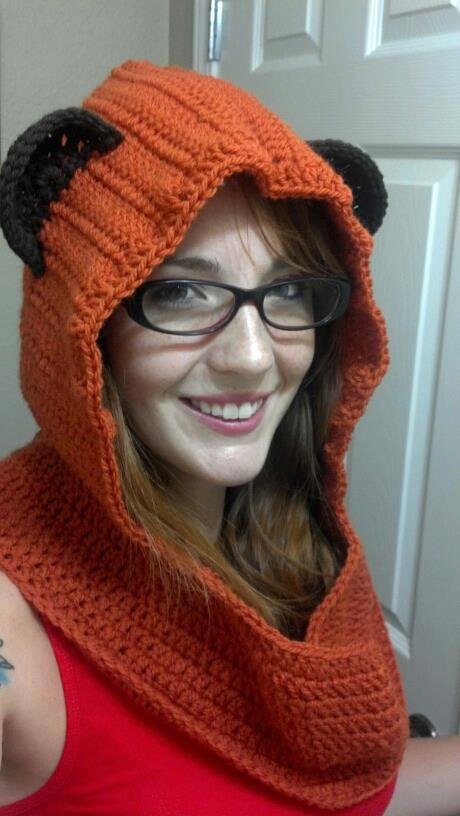 Ewok Adult Hooded Cowl instant download