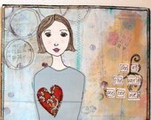 Art Quilt - See Her Love