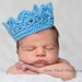 Newborn Crowns Boy or Girl Crochet Photo Prop