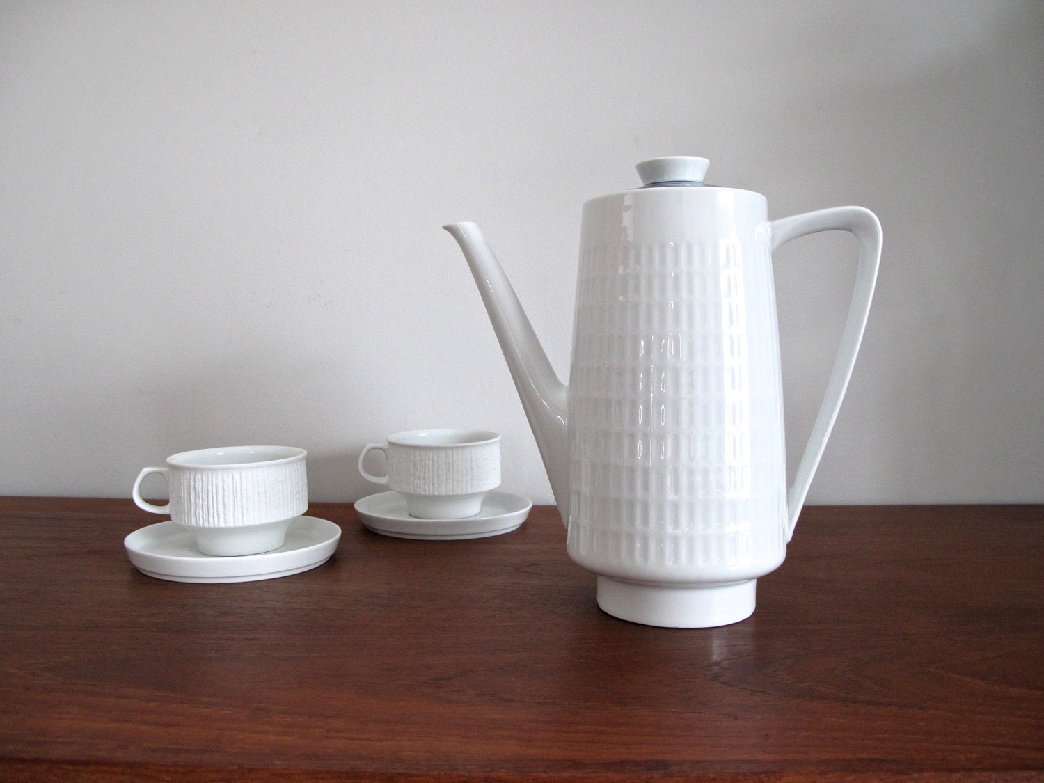 German Op Art Porcelain Coffee Carafe
