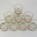 Vintage Couroc Lowballs, Set of 8, Gold Roadrunners, Mid-Century Barware, 1950's 1960's