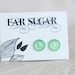 SEA GREEN - Small Earrings Studs - Tiny Stud Earrings in Shimmer Sea Green - Small Round Studs - Earrings by Hot Mess Momma