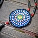 Beaded Afghani Medallion Necklace