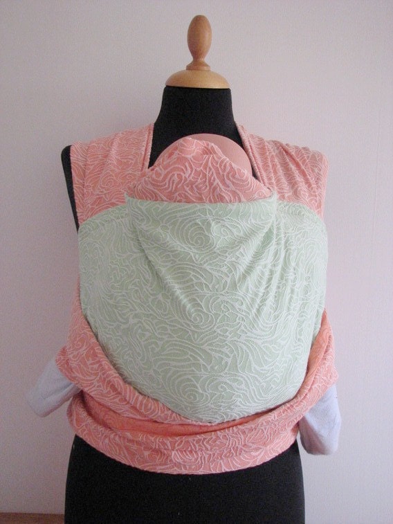 Brocade wrap mei tai