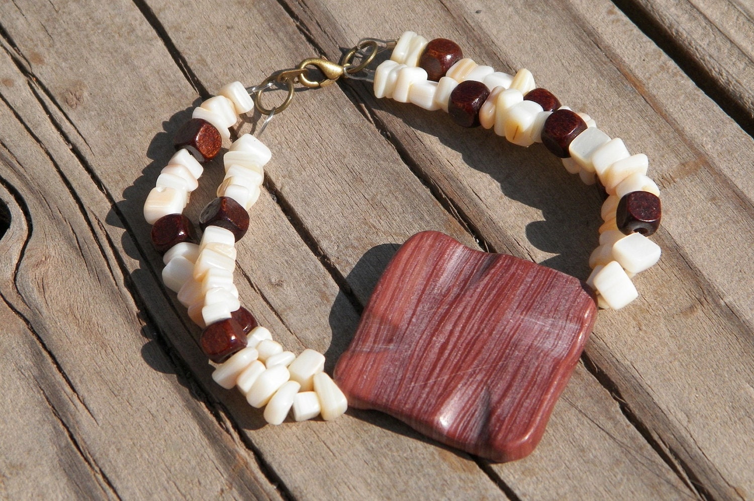 On the Square - Double Strand Bracelet