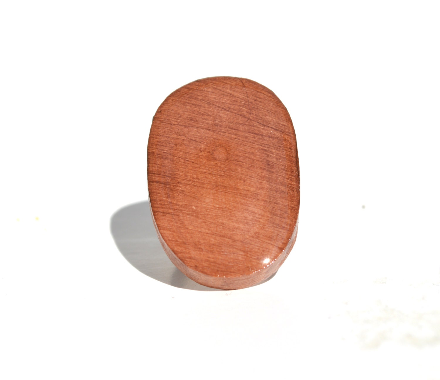 Chocolate brown statement Ring eco friendly jewelry stained wood cocktail ring wood jewelry bridesmaid gift Starlight Woods