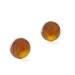 Real Viola Petals Earrings - Brown mustard pansy earring post - Viola petals resin jewelry
