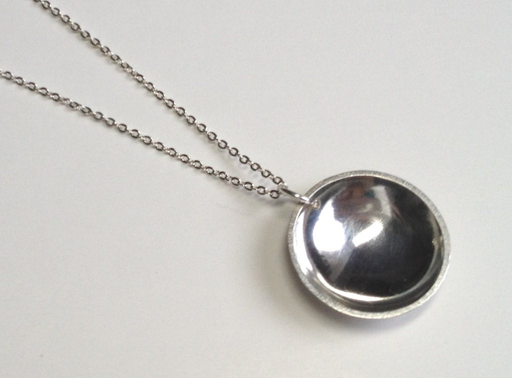 Cup Necklace - Silver