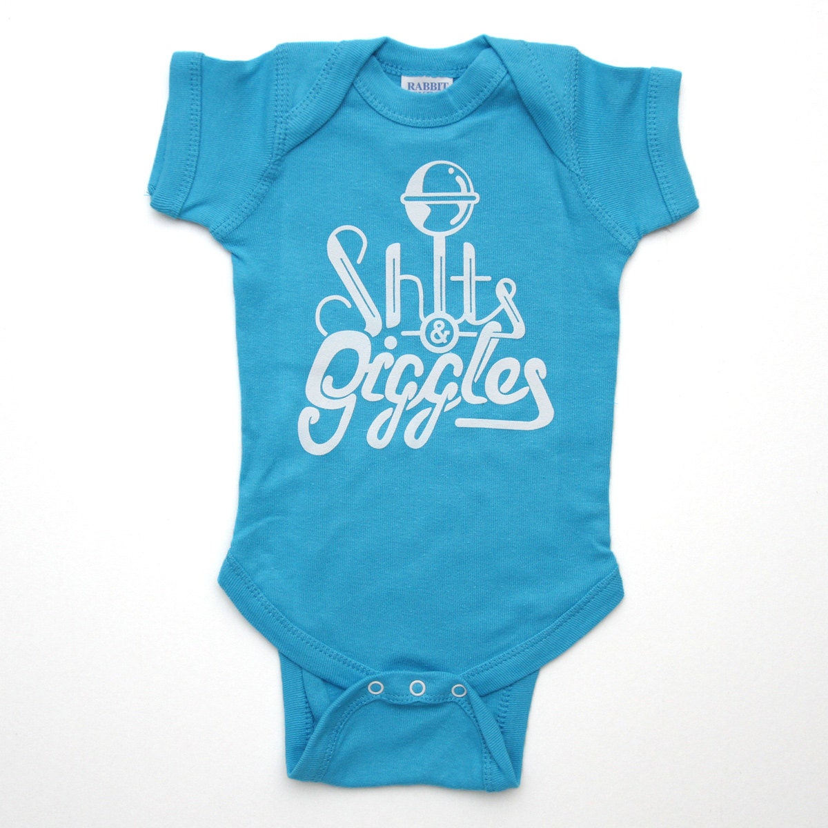 Baby Boy Onesie - Blue Shits and Giggles