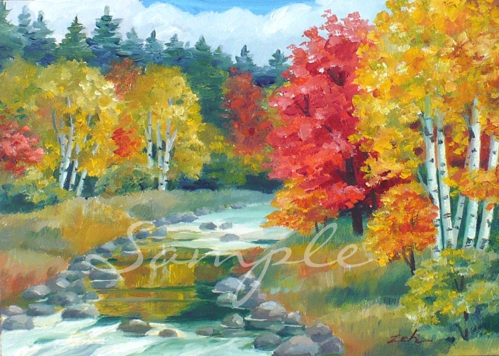 5x7 Custom Commissioned Watercolor or Oil Painting Janet Zeh