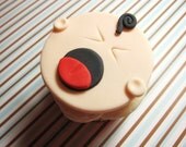 Crying baby girl or Boy Fondant cupcake toppers for baby shower new baby
