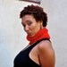 Knit Neckwarmer Cowl Circular Scarf Tweed- Ecofriendly