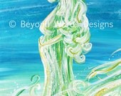 Art magnet: "Hope", Pregnancy Silouhette, Strength, Maternity, Pregnancy Art, Flexible magnet, Midwife and Doula Gift