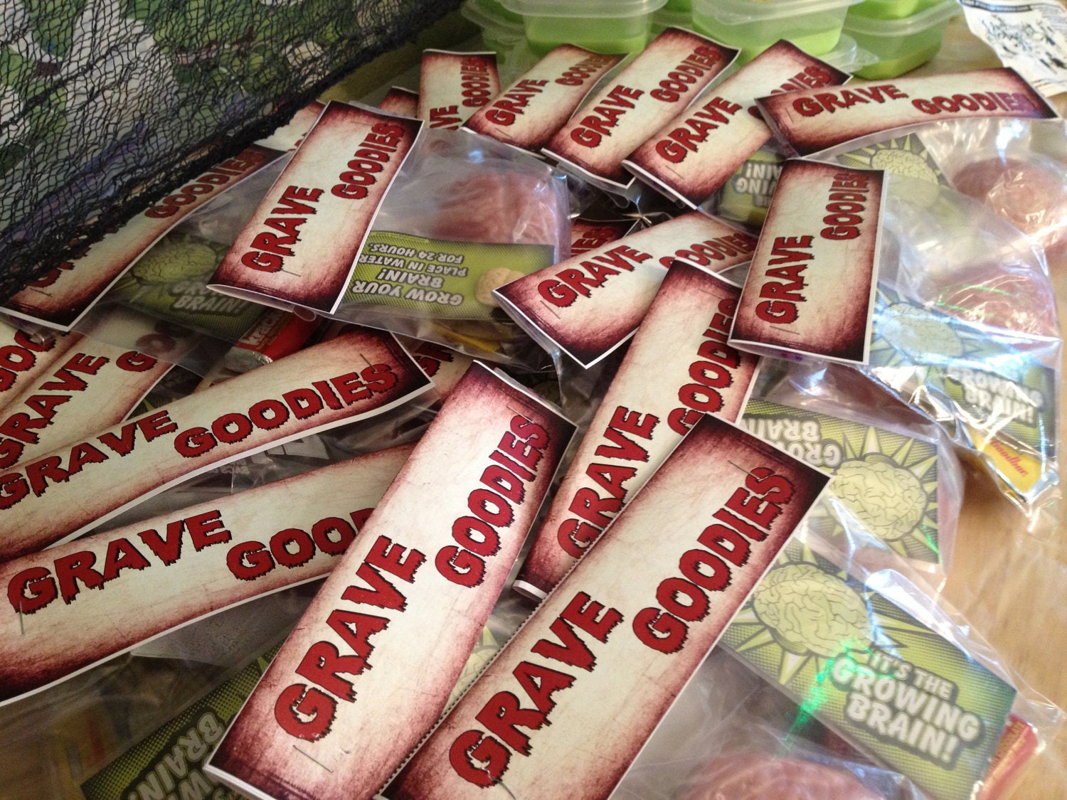 Zombie Apocalypse Treat Bag Tags for the Walking Dead Il_170x135