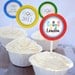 London Olympic Games-- cupcake topper. London Olympics Party. party circles