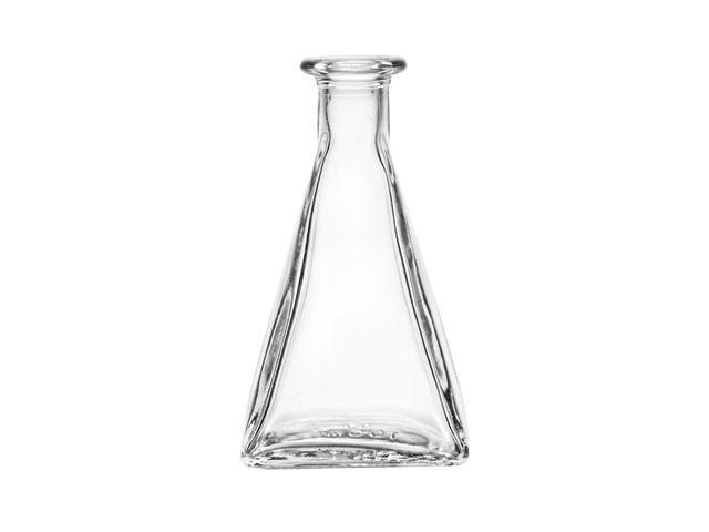 4 Square Tapered Glass Bottles With Corks, Potion Bottle, Spell Bottle Etc