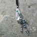 Wire Wrapped Quartz crystal Necklace/ Energy Amplifier, Master Healer, Intuition/ Swarovski crystals